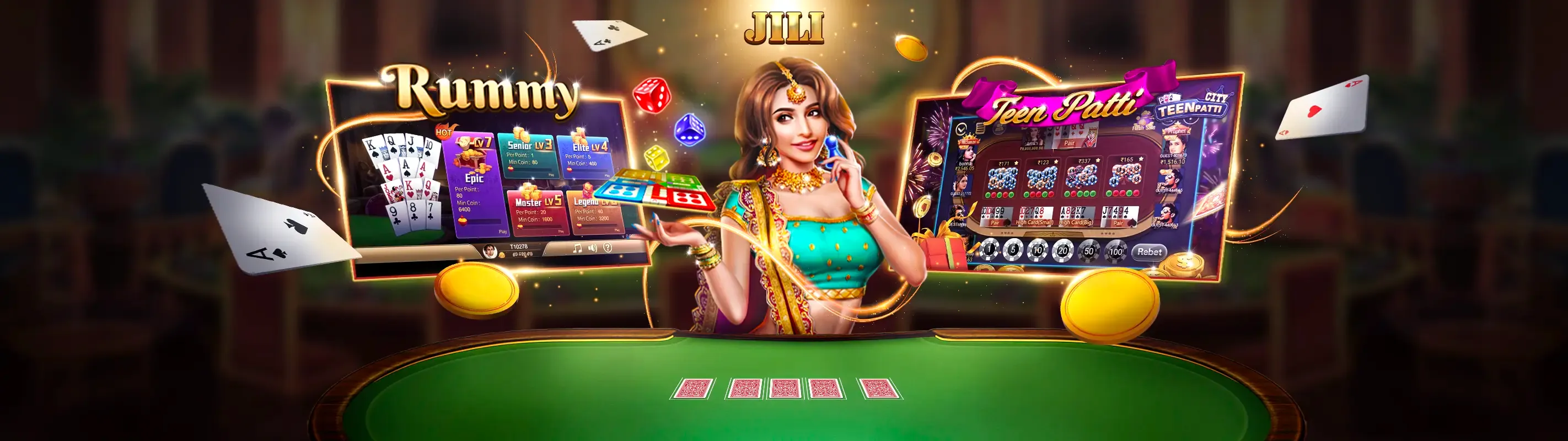 Hình ảnh tổng quan các trò chơi casino phổ biến tại nbet88 chính thức